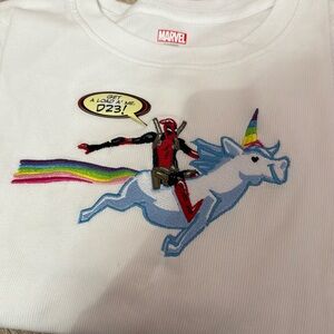 d23 expo deadpool shirt ❤️ womens size xs